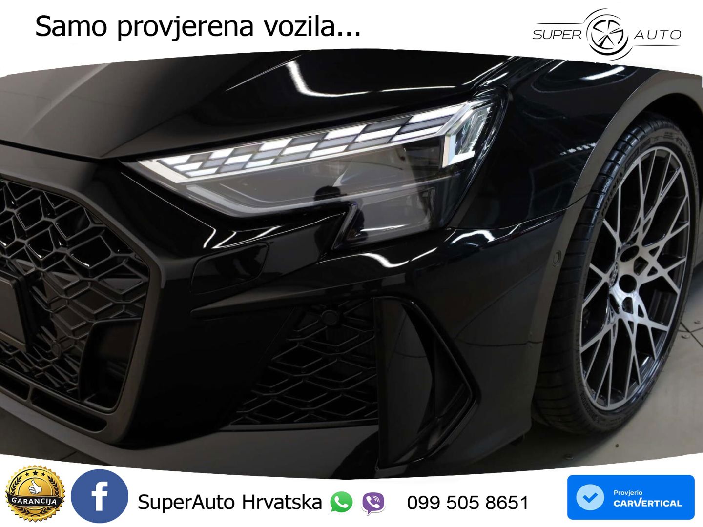 Audi RS3 Sedan 2.5 TFSI (400 KS) quattro S tronic LED+GR SJED+ACC