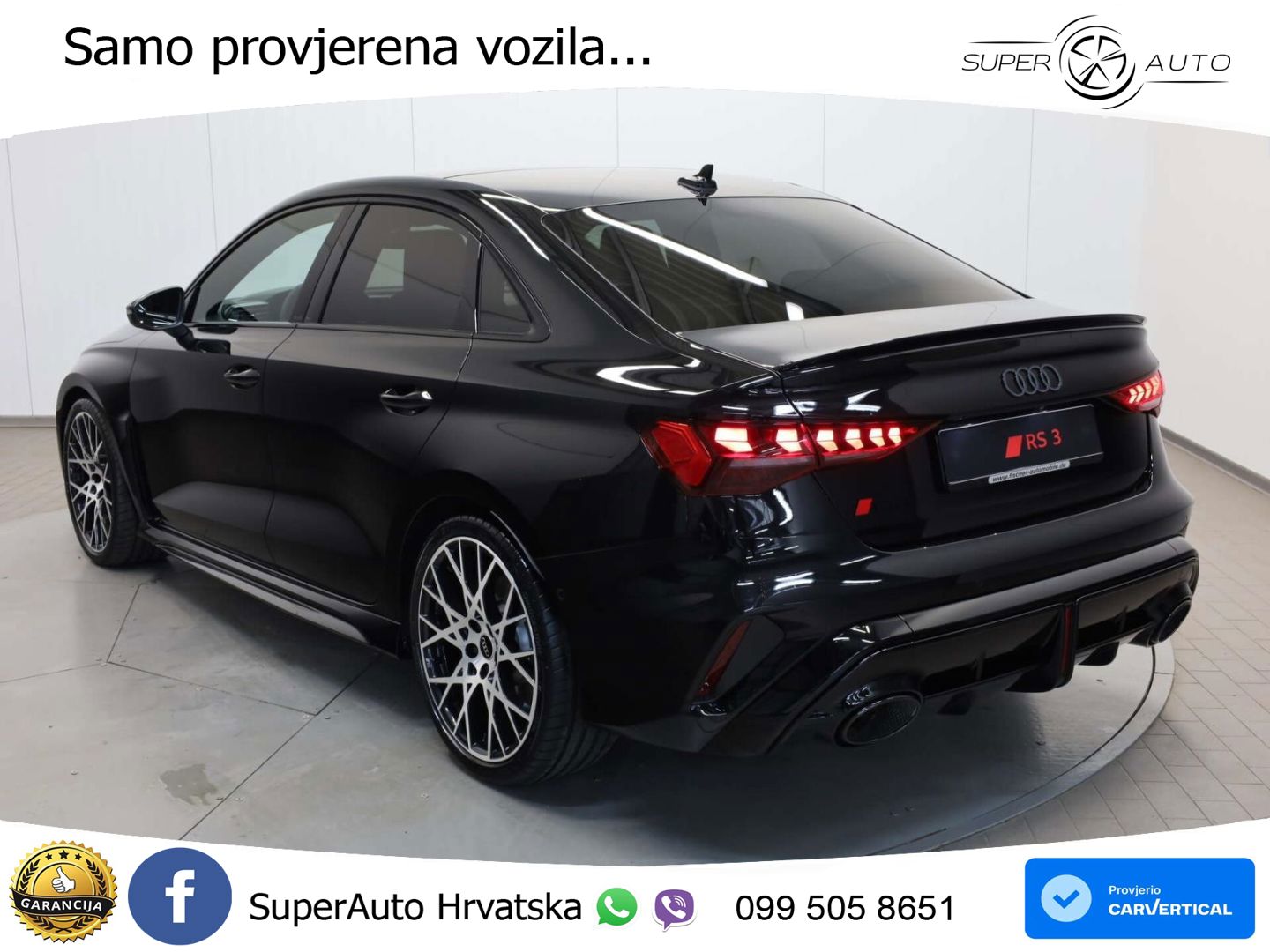 Audi RS3 Sedan 2.5 TFSI (400 KS) quattro S tronic LED+GR SJED+ACC