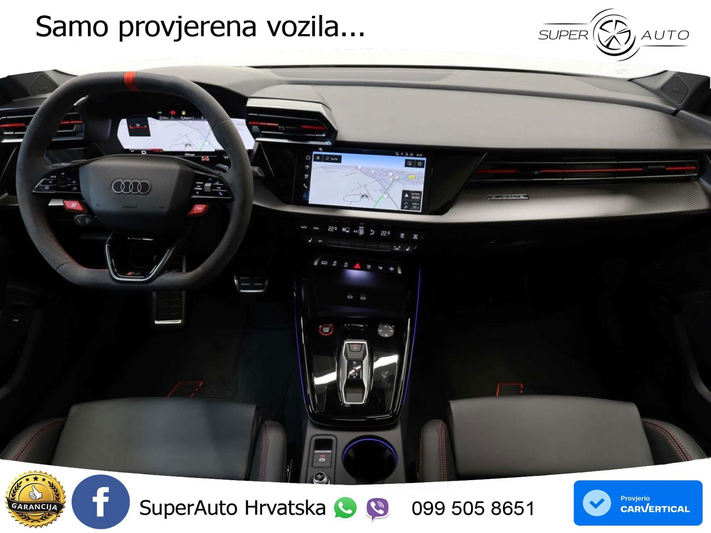 Audi RS3 Sedan 2.5 TFSI (400 KS) quattro S tronic LED+GR SJED+ACC