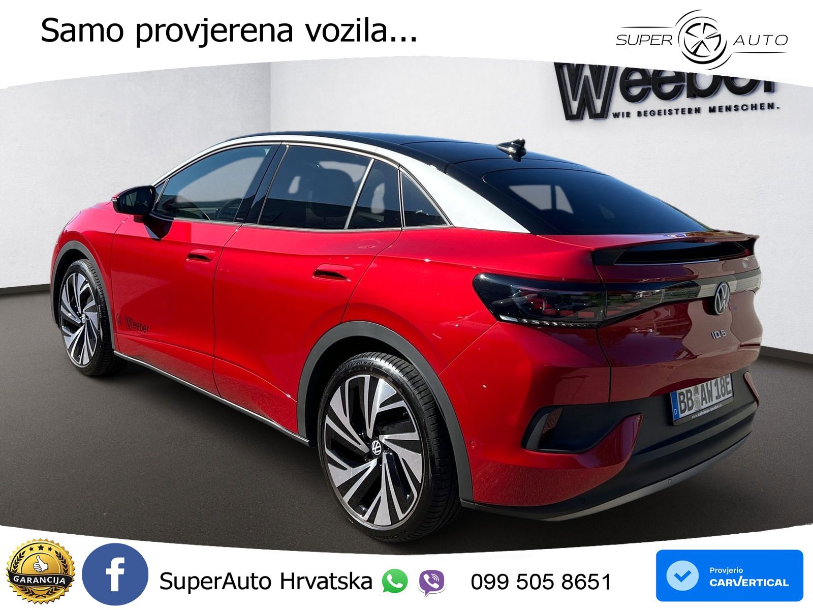 Volkswagen ID.5 Pro 82 kWh (286 KS) LED+GR SJED+ACC