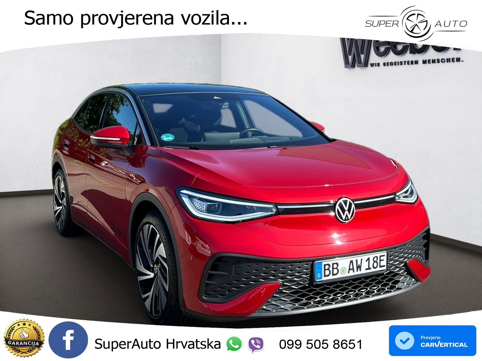 Volkswagen ID.5 Pro 82 kWh (286 KS) LED+GR SJED+ACC