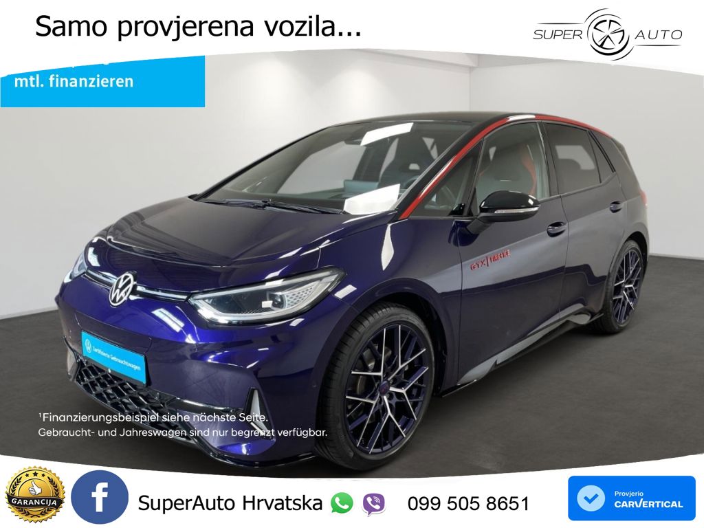 Volkswagen ID.3 GTX 84 kWh (286 KS) LED+GR SJED+ACC