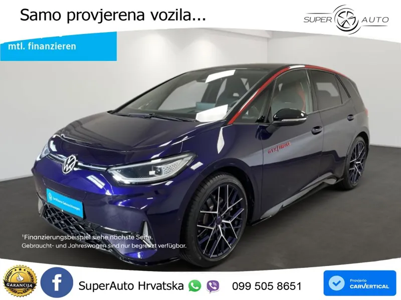Volkswagen ID.3 GTX 84 kWh (286 KS) LED+GR SJED+ACC