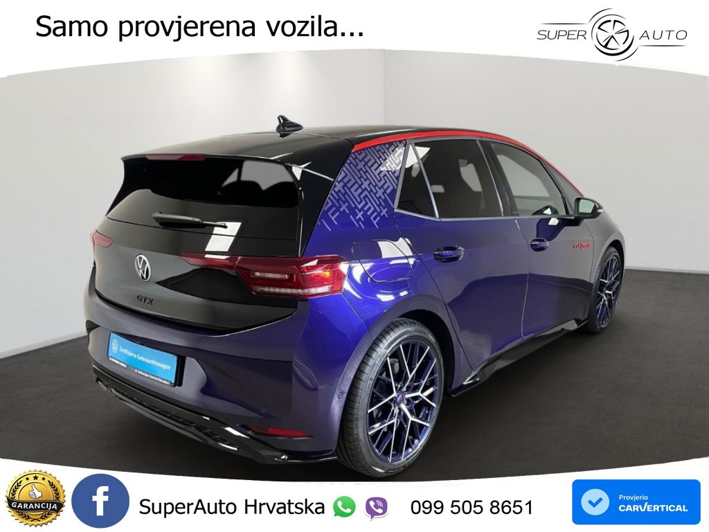 Volkswagen ID.3 GTX 84 kWh (286 KS) LED+GR SJED+ACC