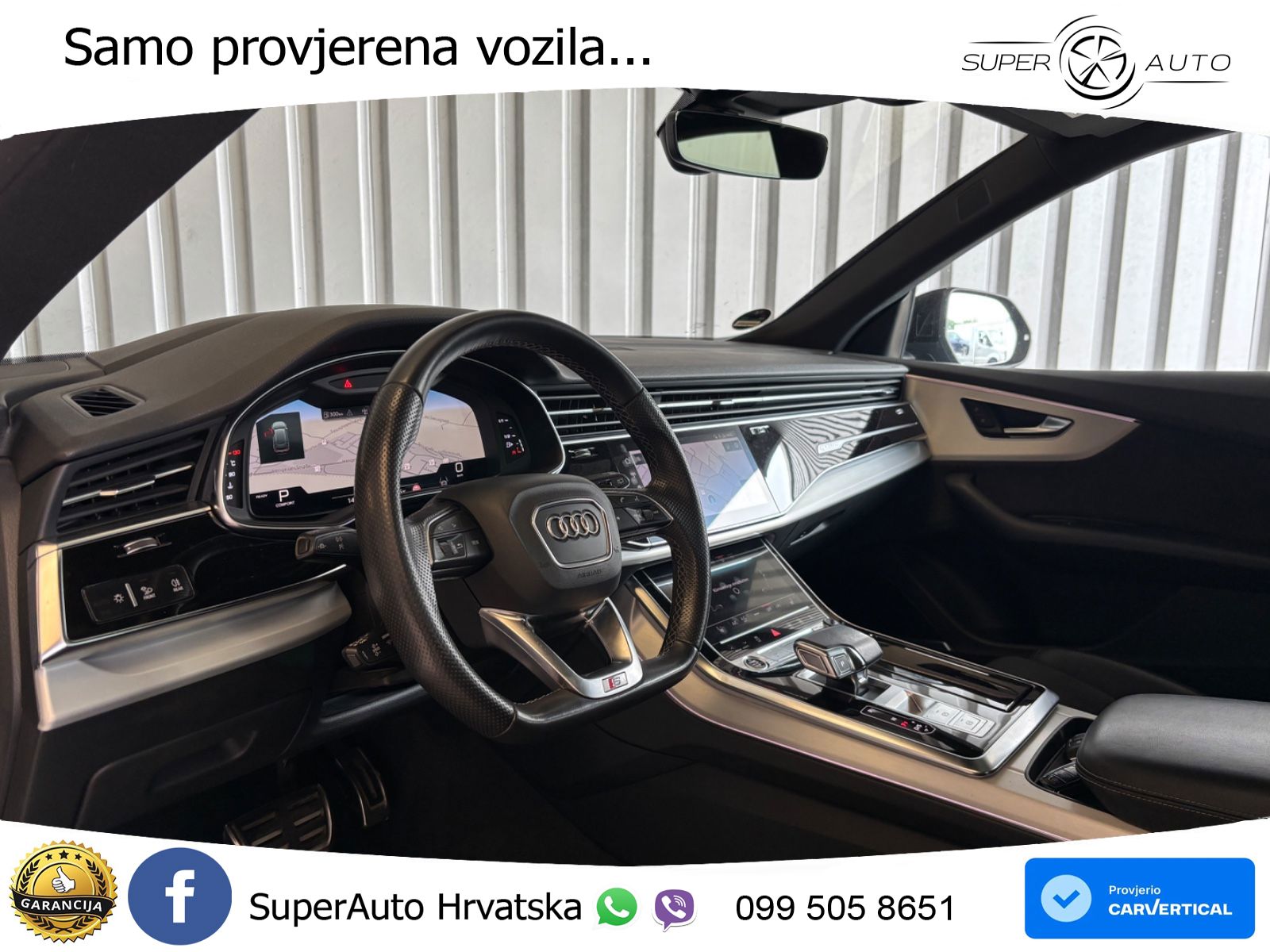 Audi Q8 50 TDI V6 (286 KS) quattro Tiptronic S line LED+GR SJED+ACC
