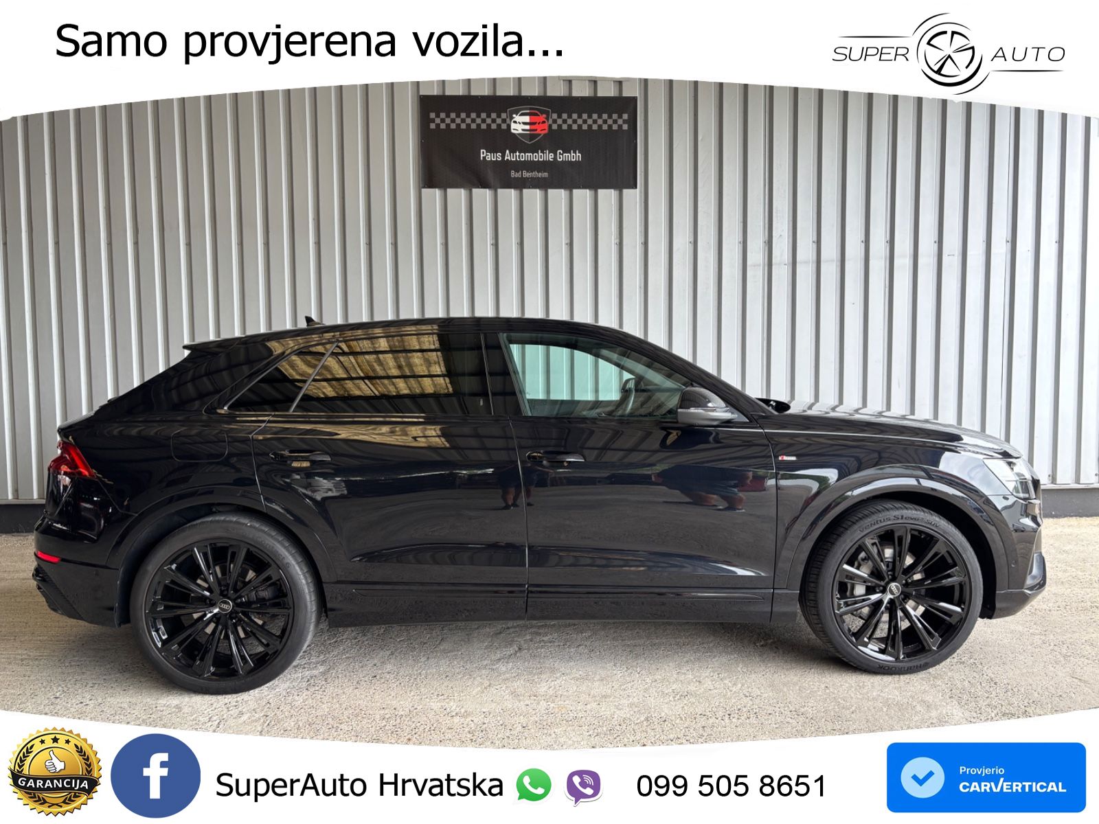 Audi Q8 50 TDI V6 (286 KS) quattro Tiptronic S line LED+GR SJED+ACC