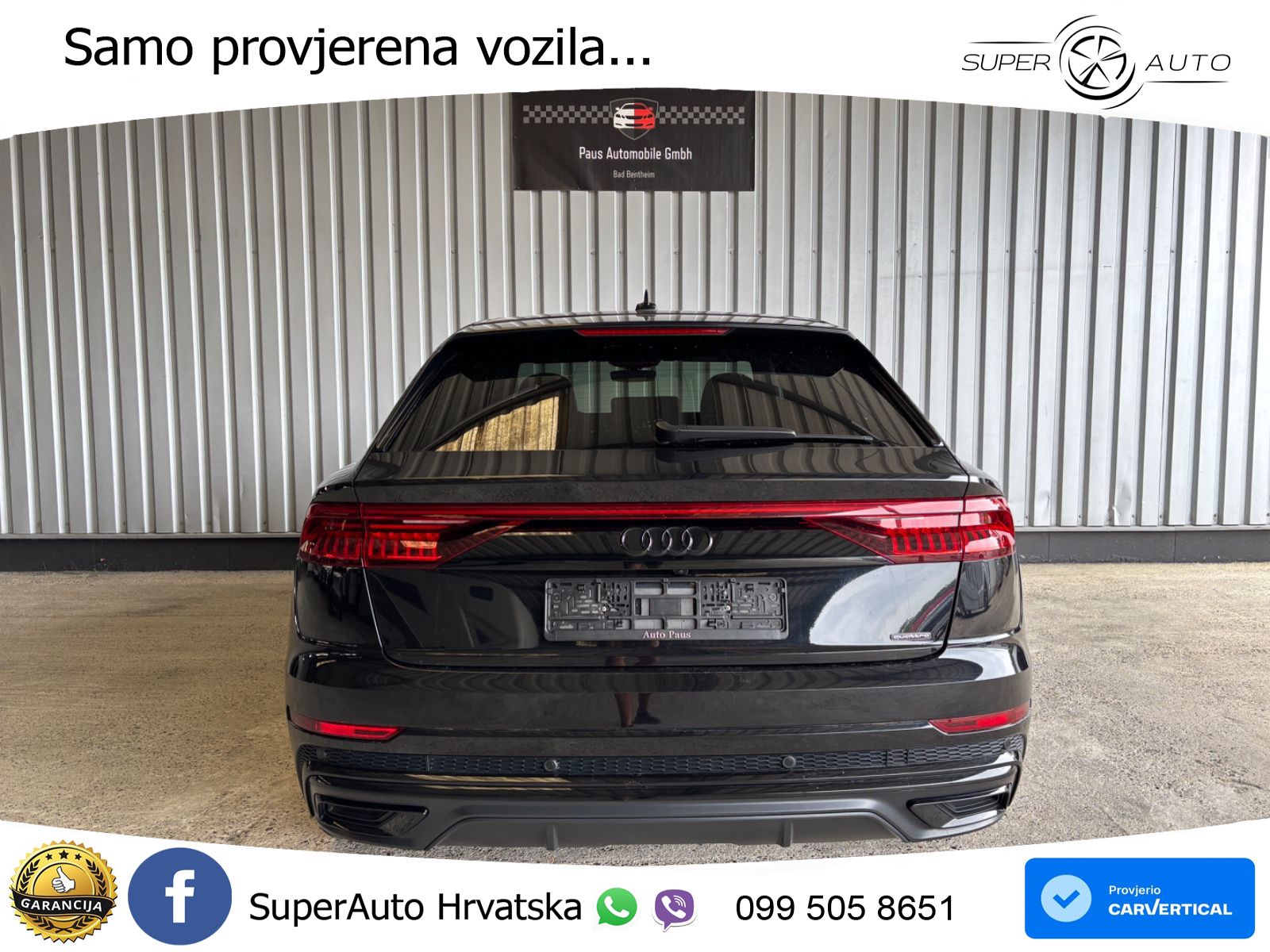 Audi Q8 50 TDI V6 (286 KS) quattro Tiptronic S line LED+GR SJED+ACC