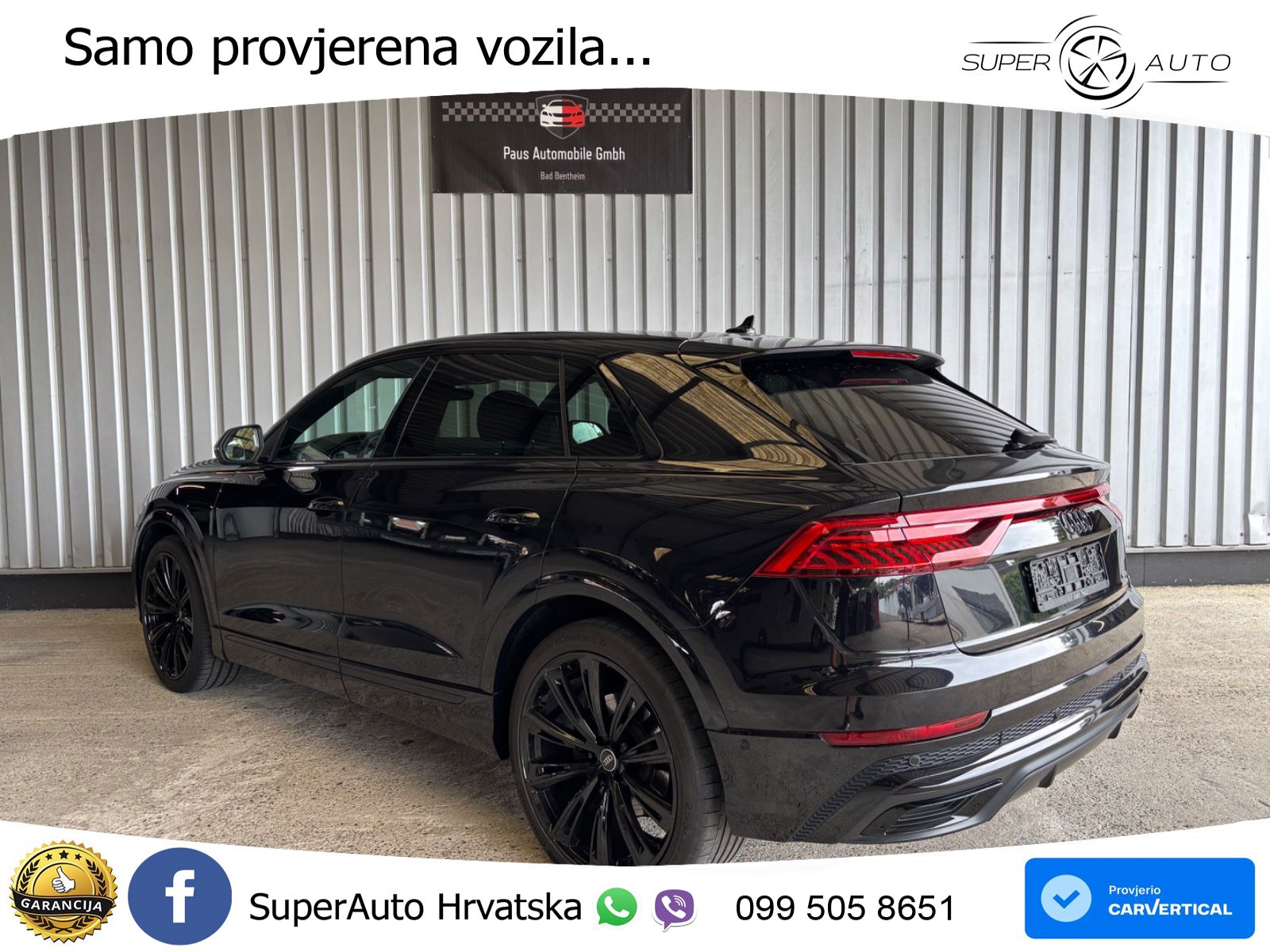Audi Q8 50 TDI V6 (286 KS) quattro Tiptronic S line LED+GR SJED+ACC