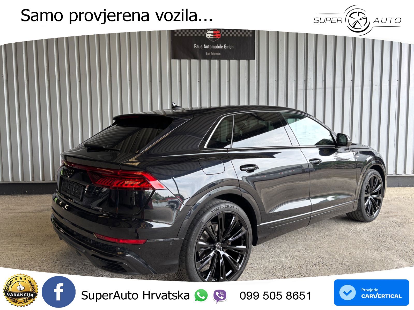 Audi Q8 50 TDI V6 (286 KS) quattro Tiptronic S line LED+GR SJED+ACC
