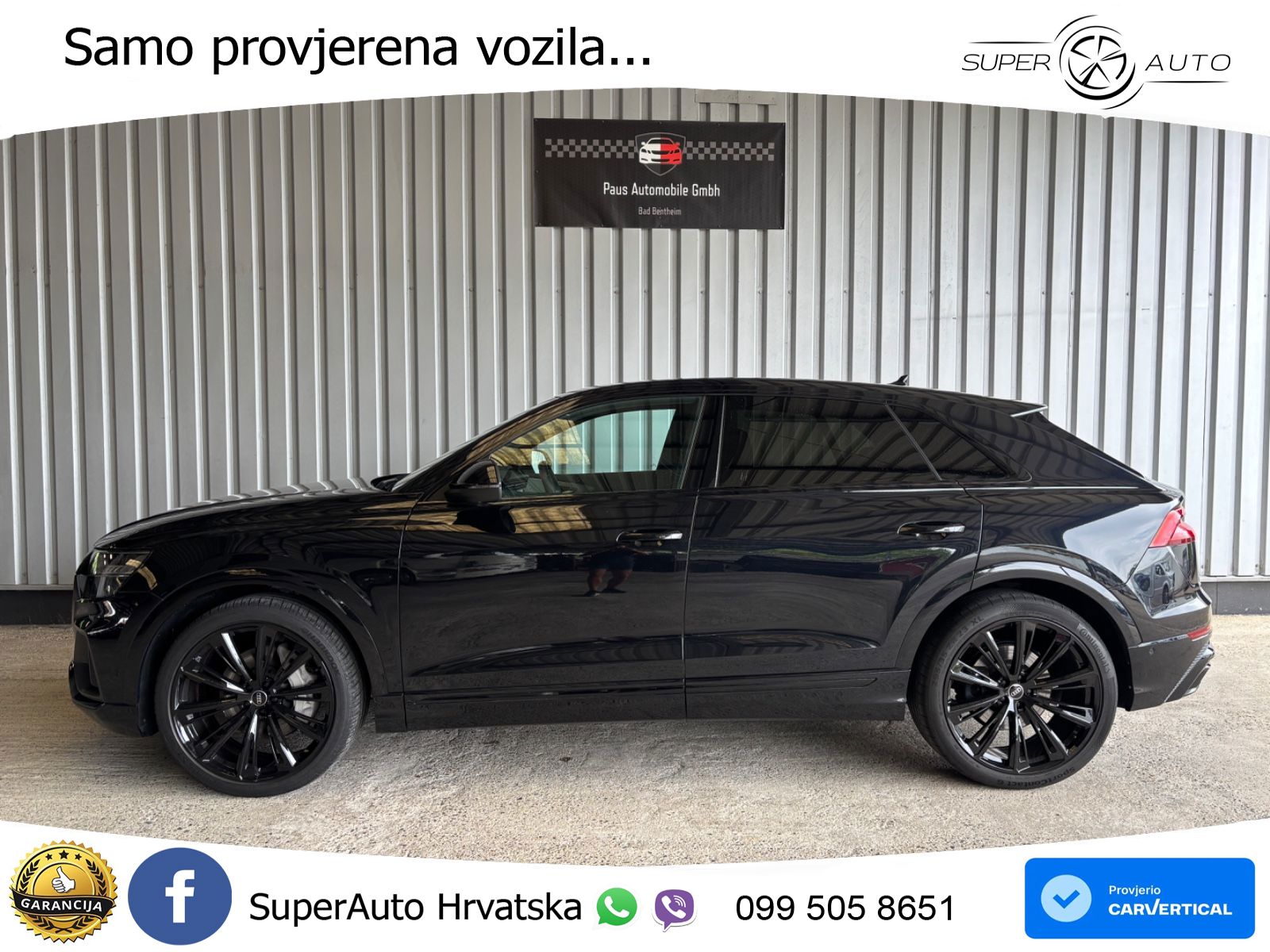 Audi Q8 50 TDI V6 (286 KS) quattro Tiptronic S line LED+GR SJED+ACC