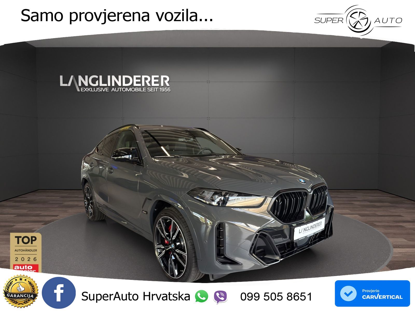 BMW X6 M60i V8 (530 KS) xDrive Steptronic LED+GR SJED+ACC