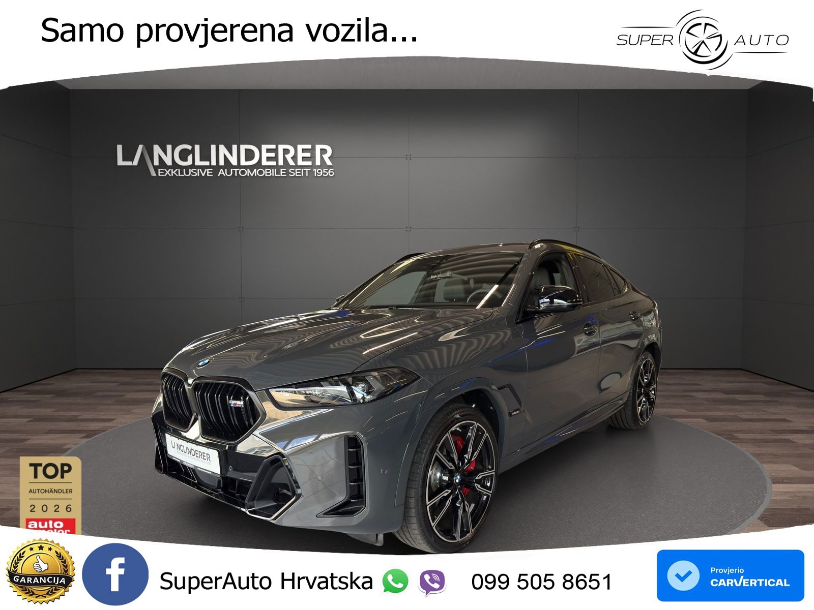BMW X6 M60i V8 (530 KS) xDrive Steptronic LED+GR SJED+ACC