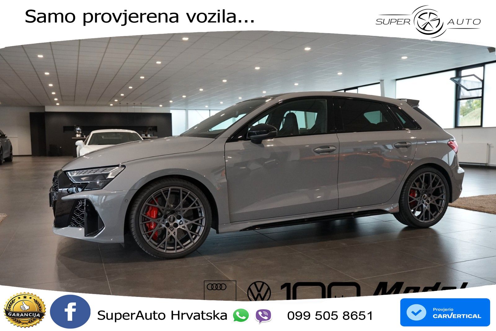 Audi RS3 Sedan 2.5 TFSI (400 KS) quattro S tronic LED+GR SJED+ACC