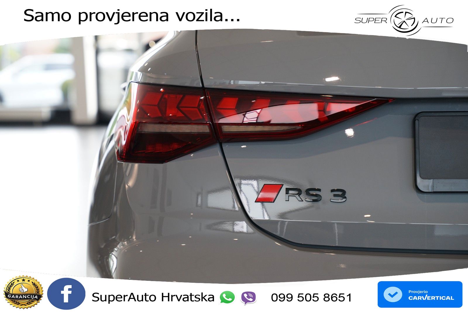 Audi RS3 Sedan 2.5 TFSI (400 KS) quattro S tronic LED+GR SJED+ACC