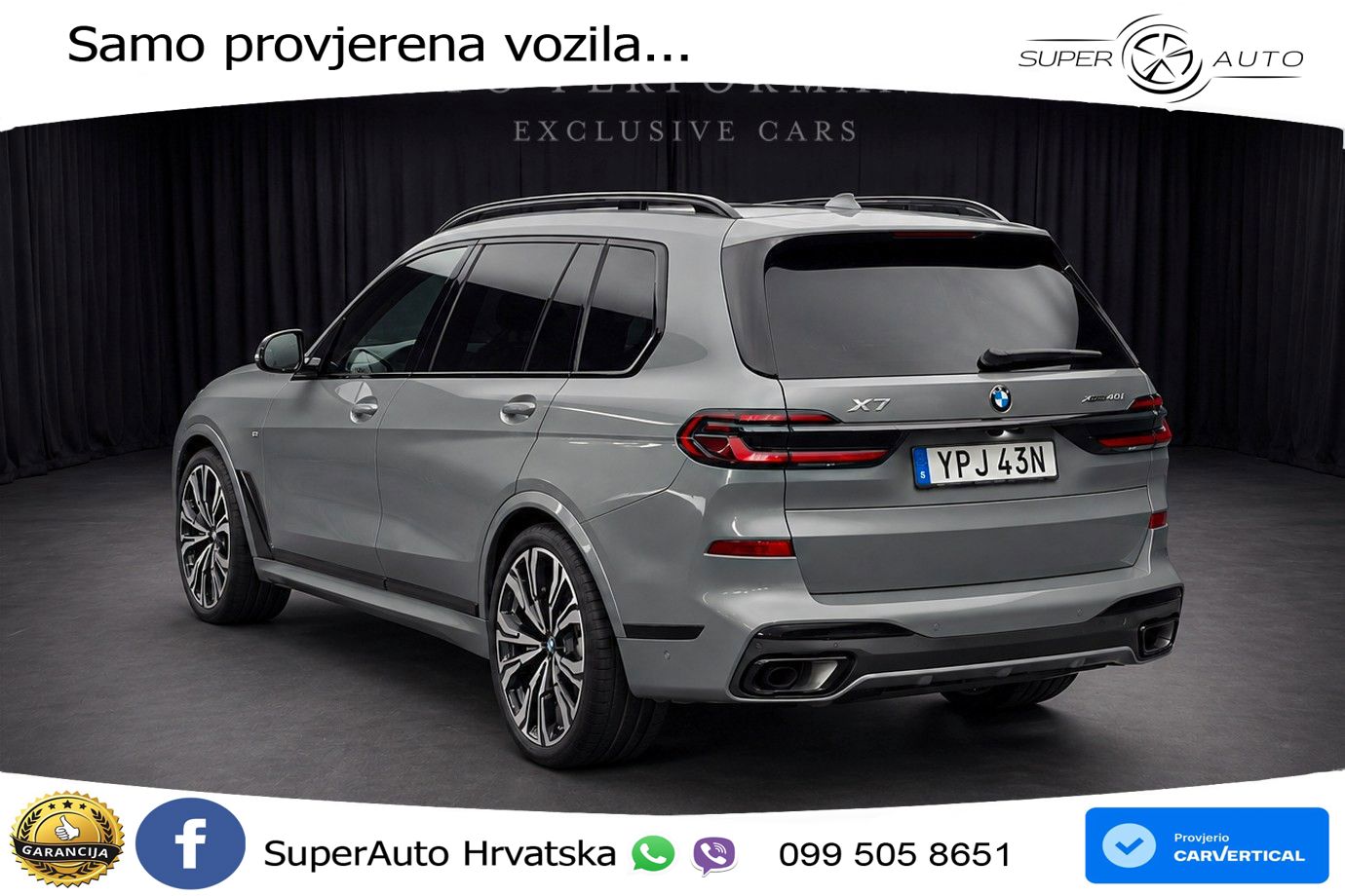 BMW X7 40d (352 KS) xDrive Steptronic M Sport LED+ACC
