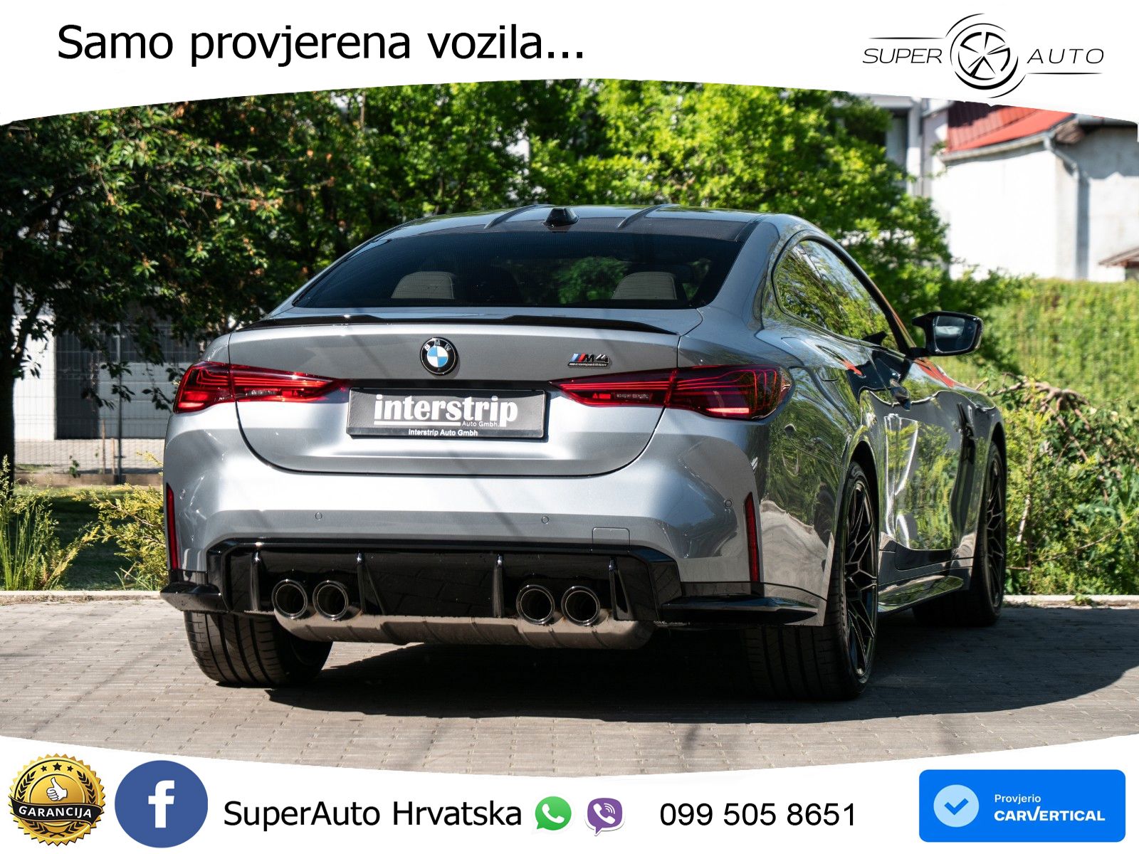BMW M4 Competition 3.0 (530 KS) xDrive Steptronic LED+GR SJED+ACC