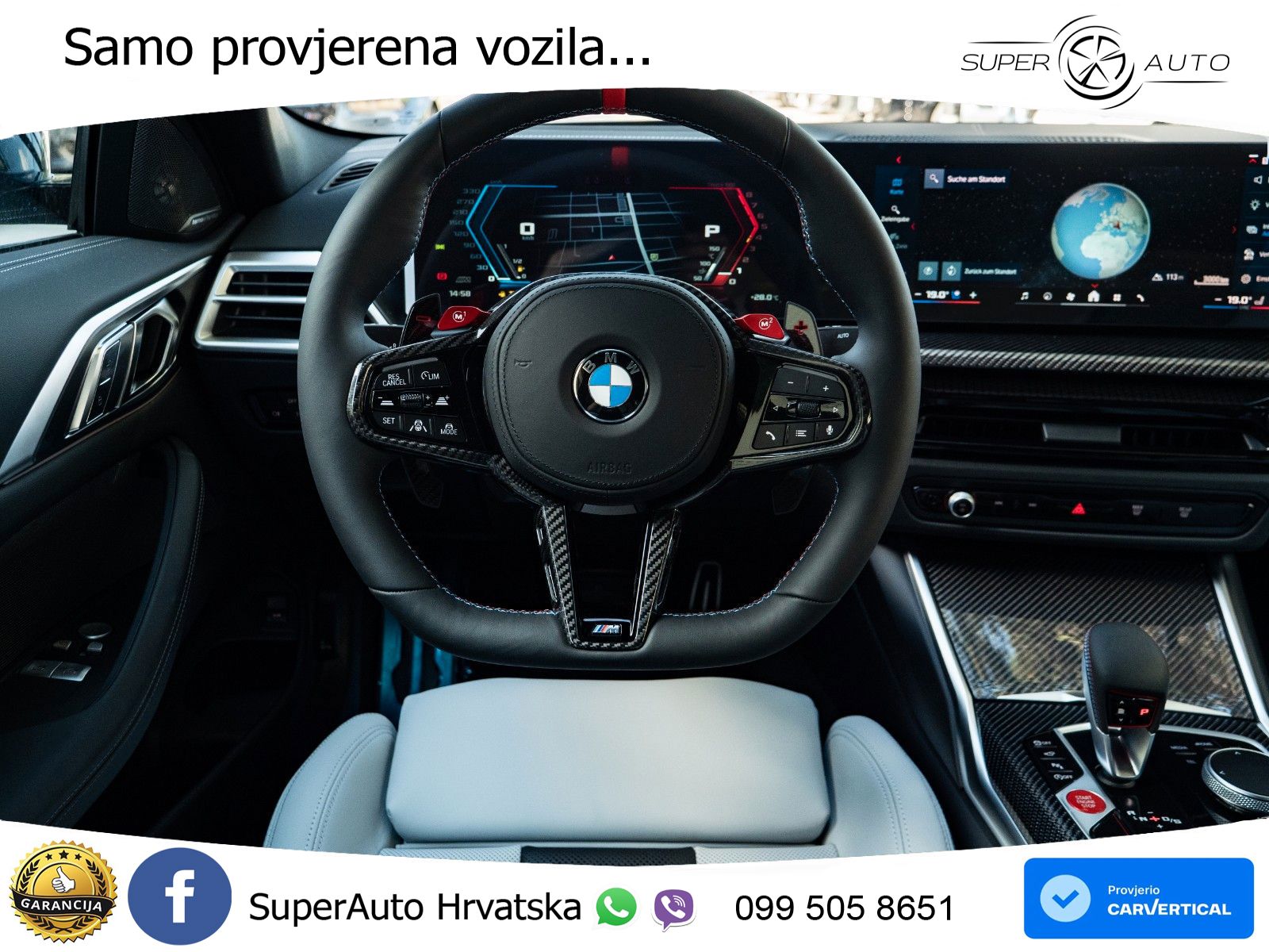BMW M4 Competition 3.0 (530 KS) xDrive Steptronic LED+GR SJED+ACC