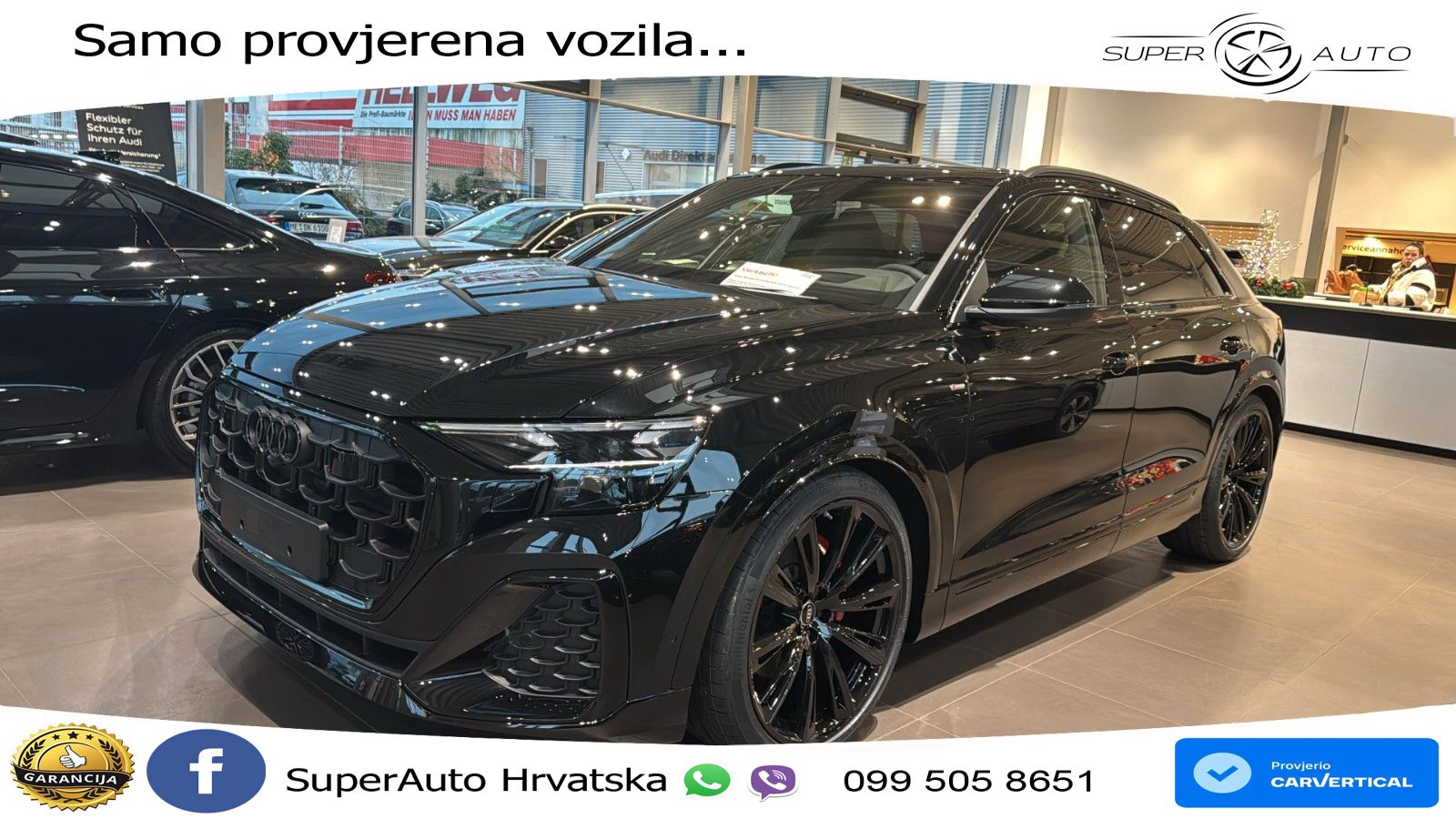 Audi Q8 50 TDI V6 (286 KS) quattro Tiptronic S line LED+GR SJED+ACC