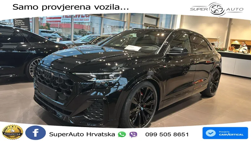 Audi Q8 50 TDI V6 (286 KS) quattro Tiptronic S line LED+GR SJED+ACC