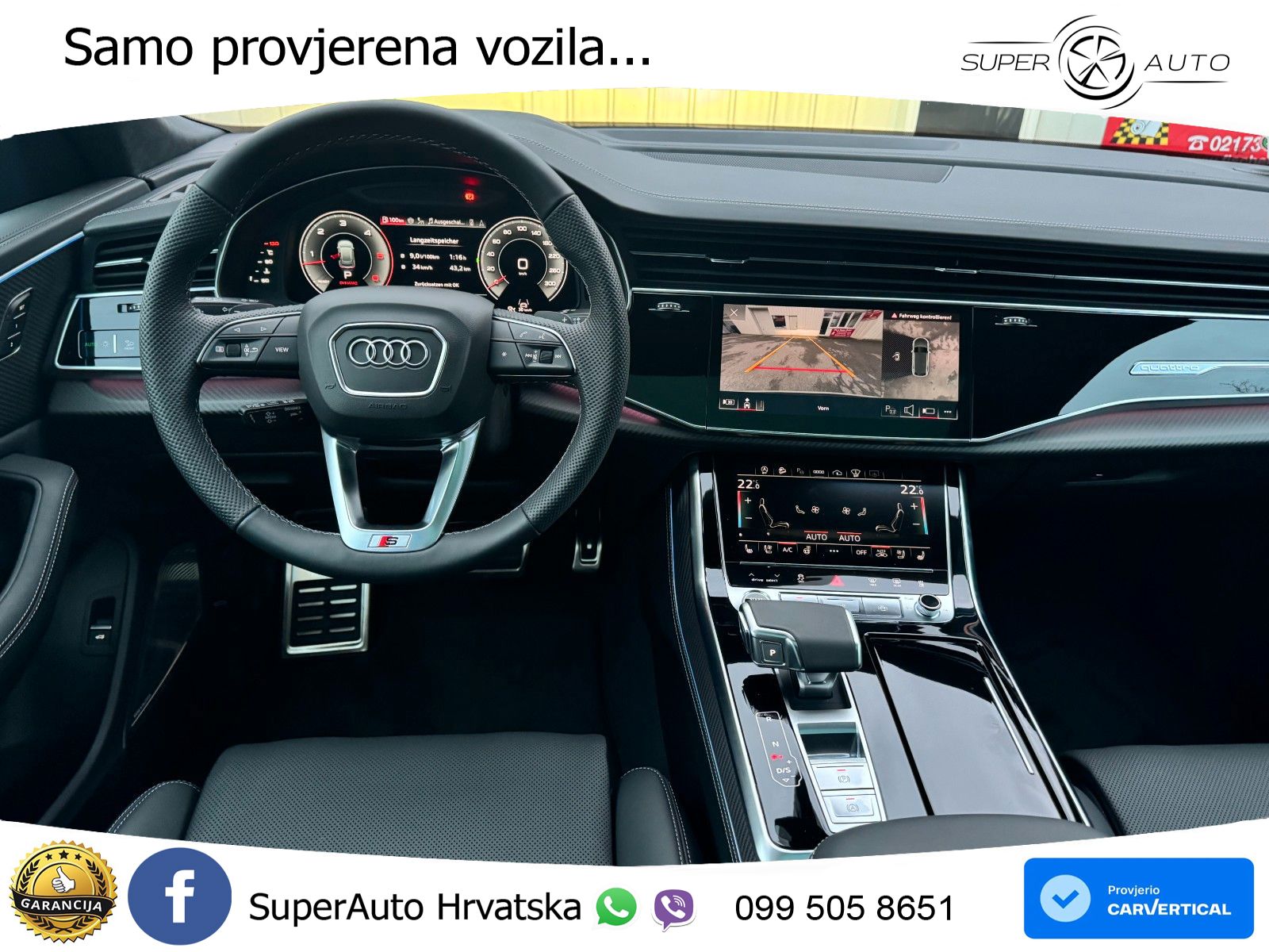 Audi Q8 50 TDI V6 (286 KS) quattro Tiptronic S line LED+GR SJED+ACC
