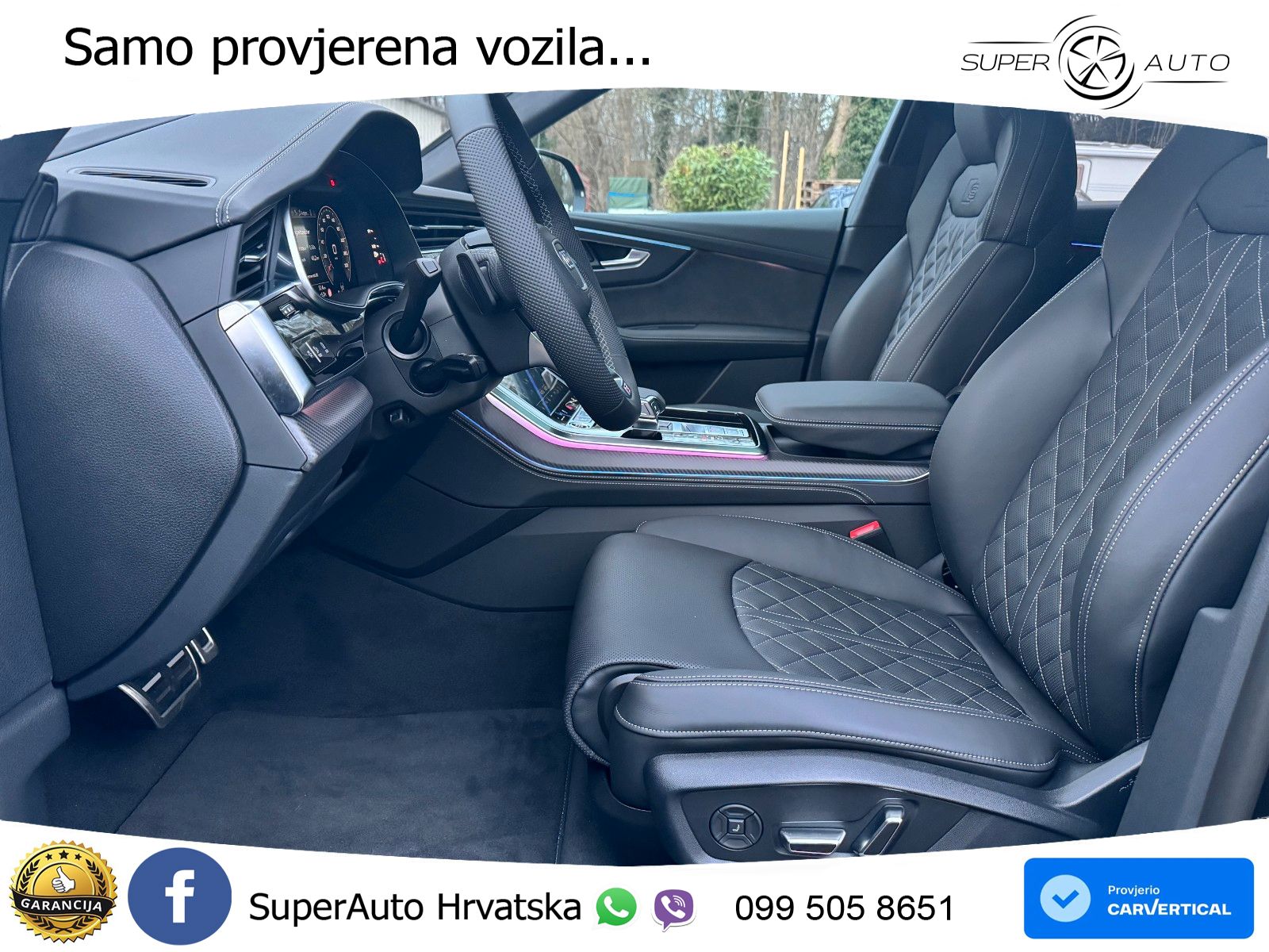 Audi Q8 50 TDI V6 (286 KS) quattro Tiptronic S line LED+GR SJED+ACC