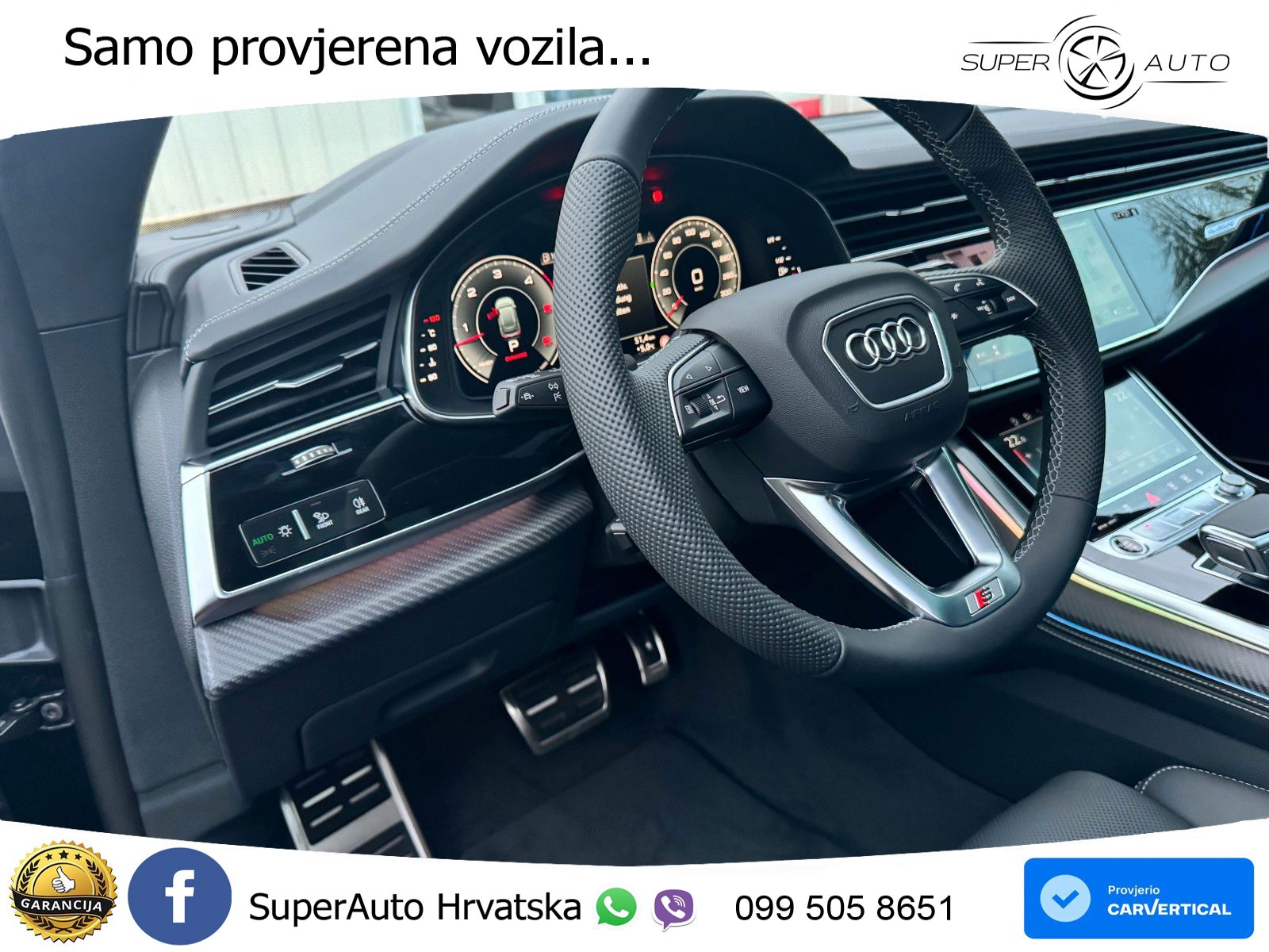 Audi Q8 50 TDI V6 (286 KS) quattro Tiptronic S line LED+GR SJED+ACC