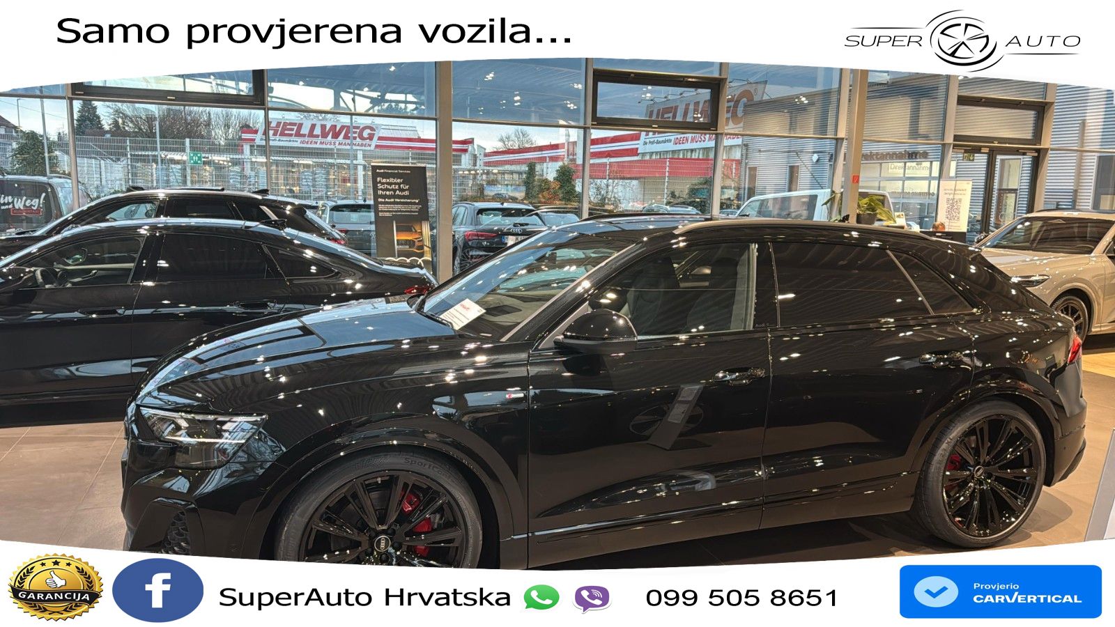 Audi Q8 50 TDI V6 (286 KS) quattro Tiptronic S line LED+GR SJED+ACC