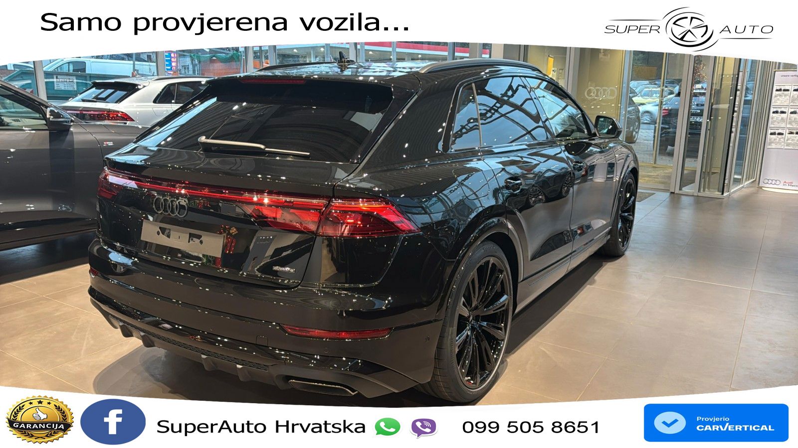 Audi Q8 50 TDI V6 (286 KS) quattro Tiptronic S line LED+GR SJED+ACC