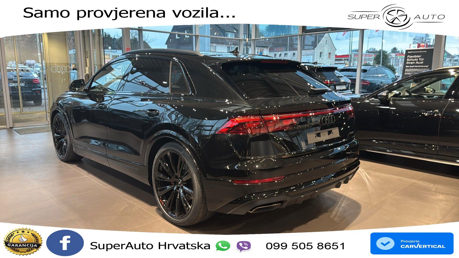 Audi Q8 50 TDI V6 (286 KS) quattro Tiptronic S line LED+GR SJED+ACC