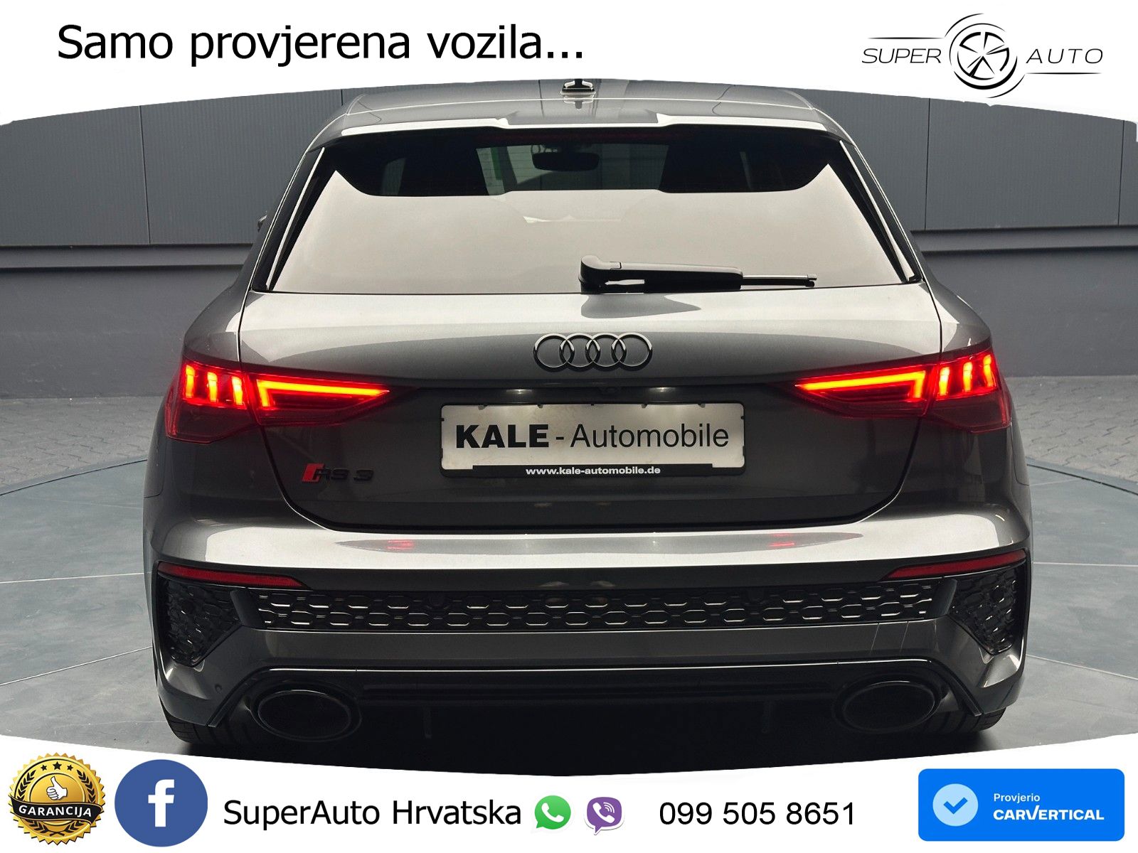 Audi RS3 Sportback 2.5 TFSI (400 KS) quattro S tronic LED+GR SJED+ACC