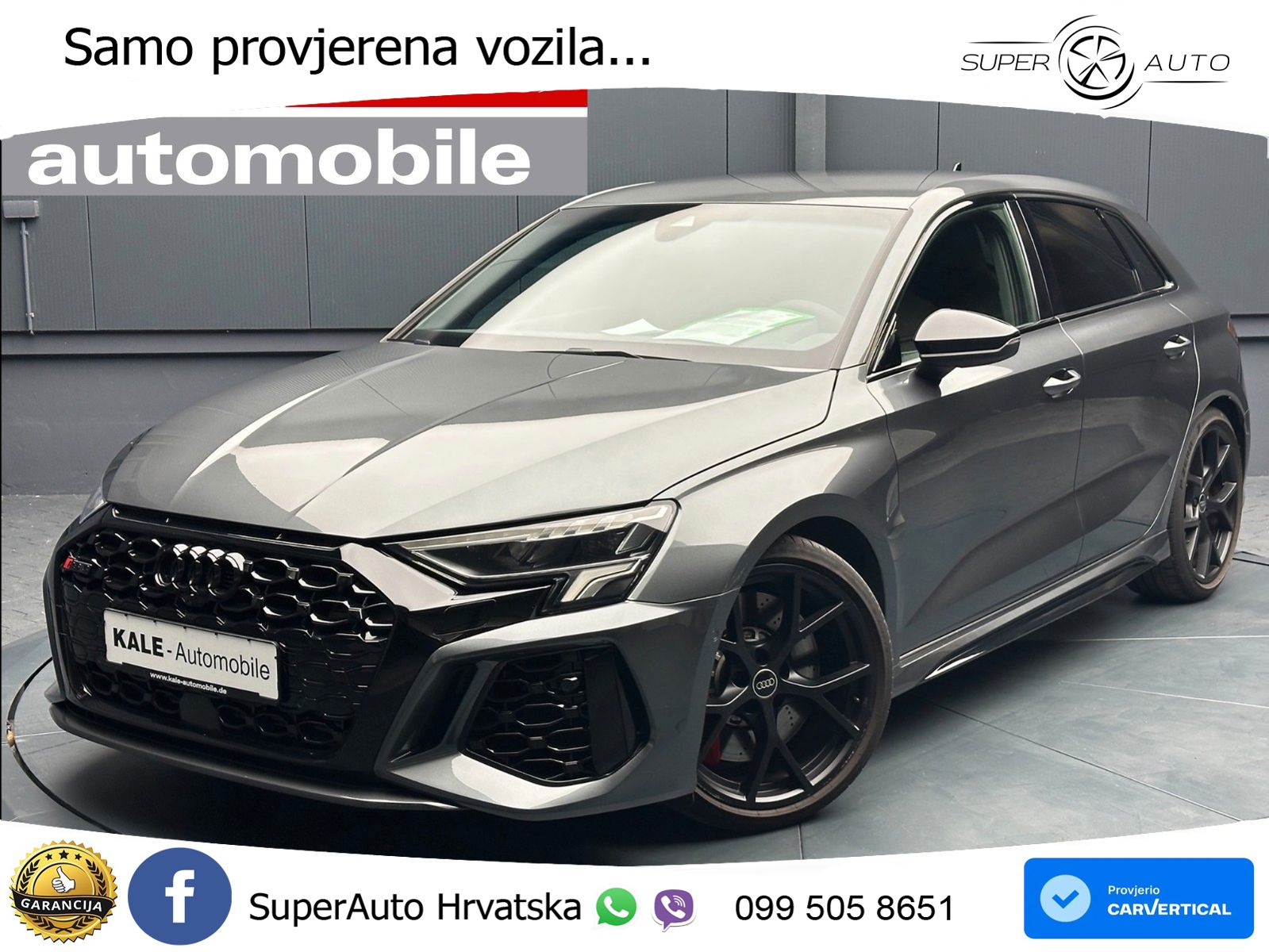 Audi RS3 Sportback 2.5 TFSI (400 KS) quattro S tronic LED+GR SJED+ACC