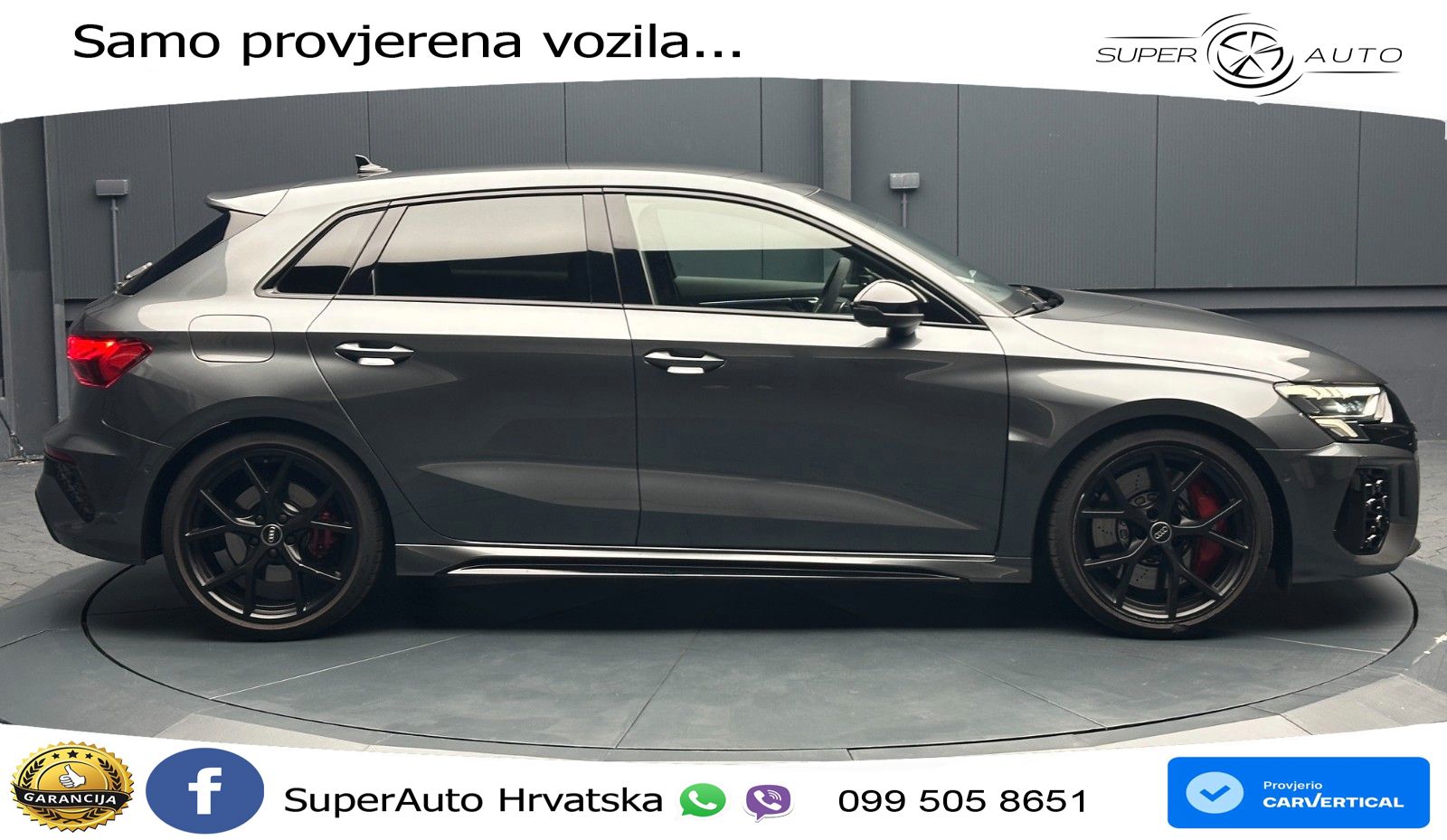 Audi RS3 Sportback 2.5 TFSI (400 KS) quattro S tronic LED+GR SJED+ACC