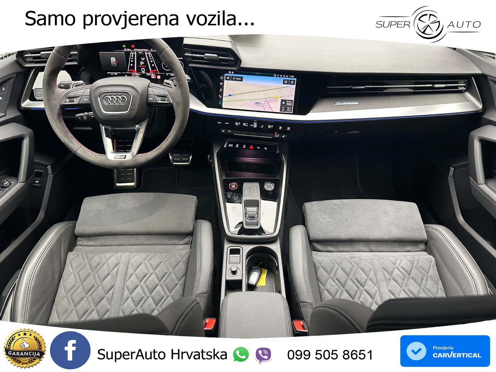Audi RS3 Sportback 2.5 TFSI (400 KS) quattro S tronic LED+GR SJED+ACC