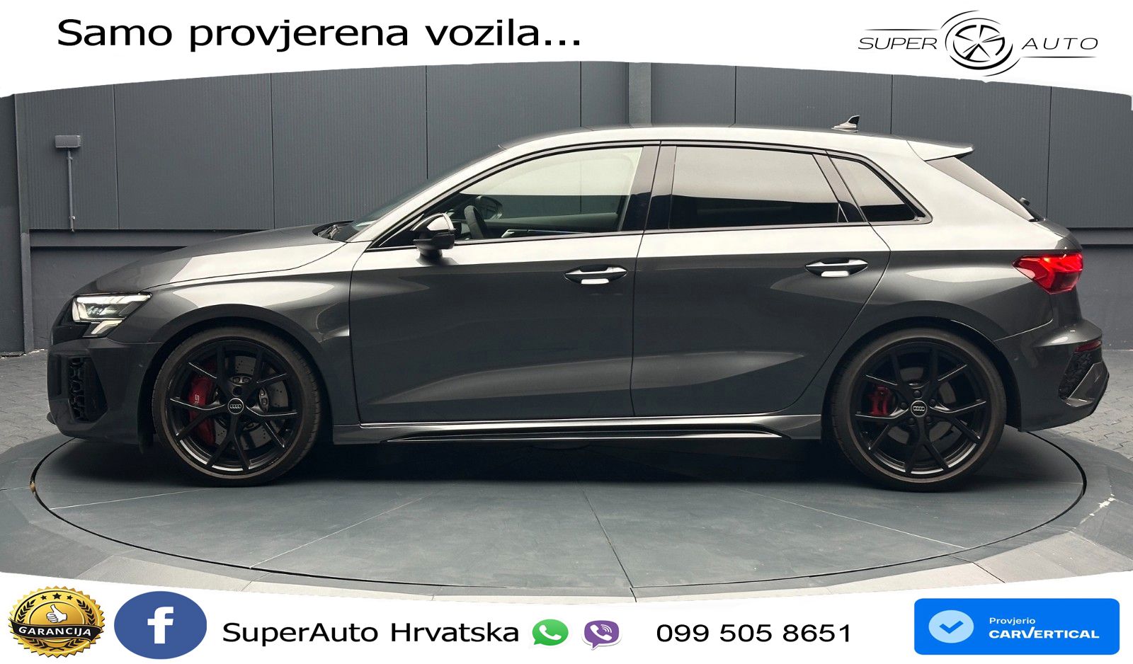 Audi RS3 Sportback 2.5 TFSI (400 KS) quattro S tronic LED+GR SJED+ACC