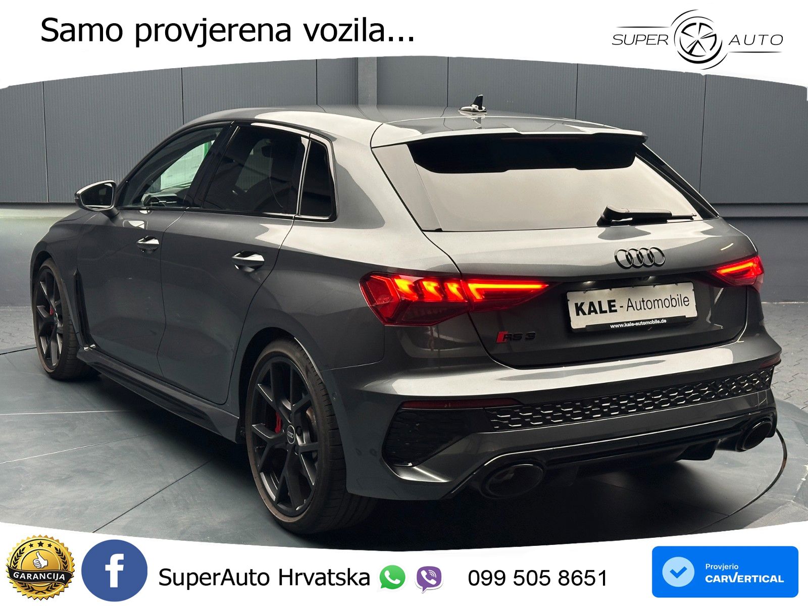 Audi RS3 Sportback 2.5 TFSI (400 KS) quattro S tronic LED+GR SJED+ACC