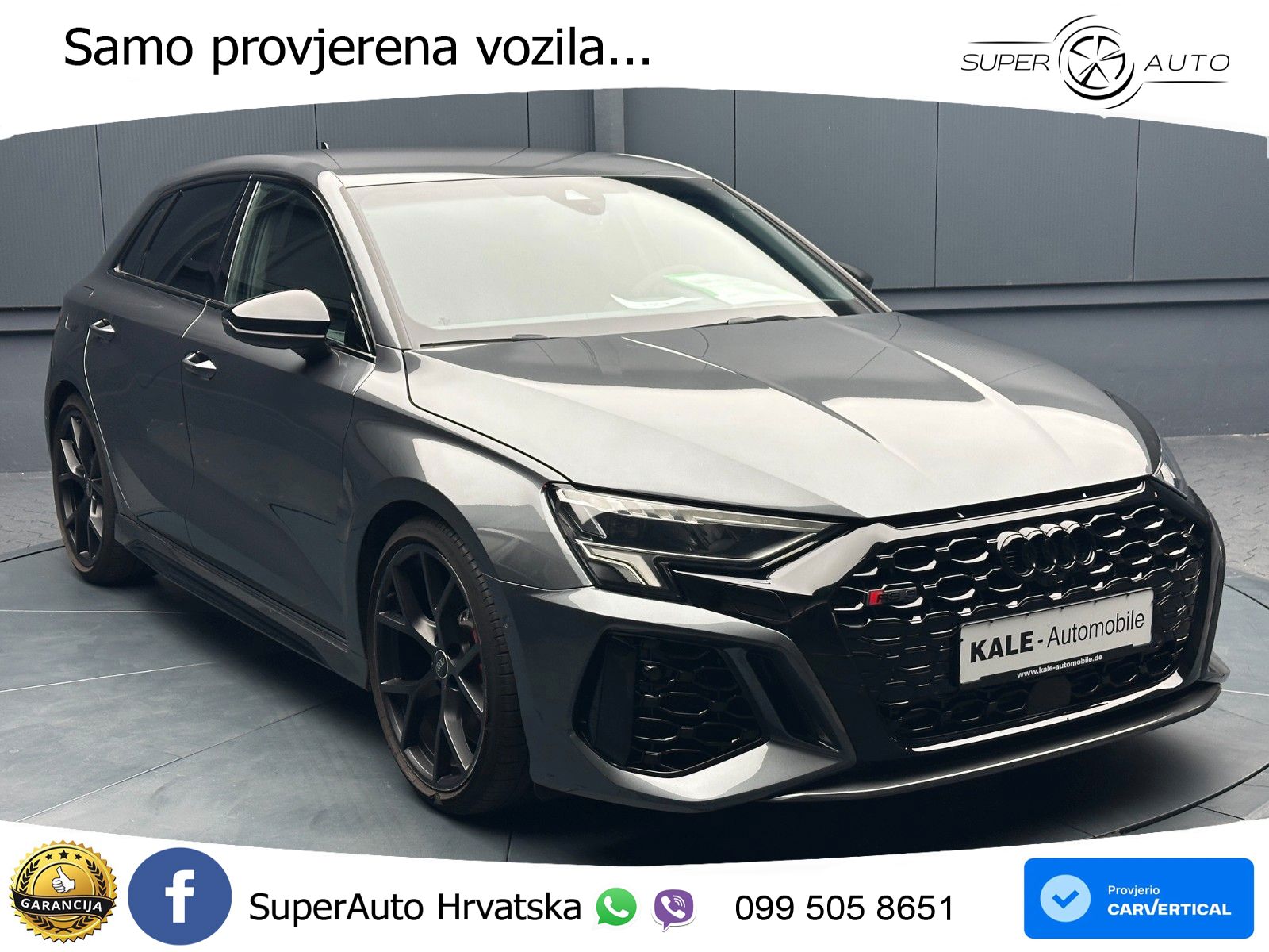 Audi RS3 Sportback 2.5 TFSI (400 KS) quattro S tronic LED+GR SJED+ACC
