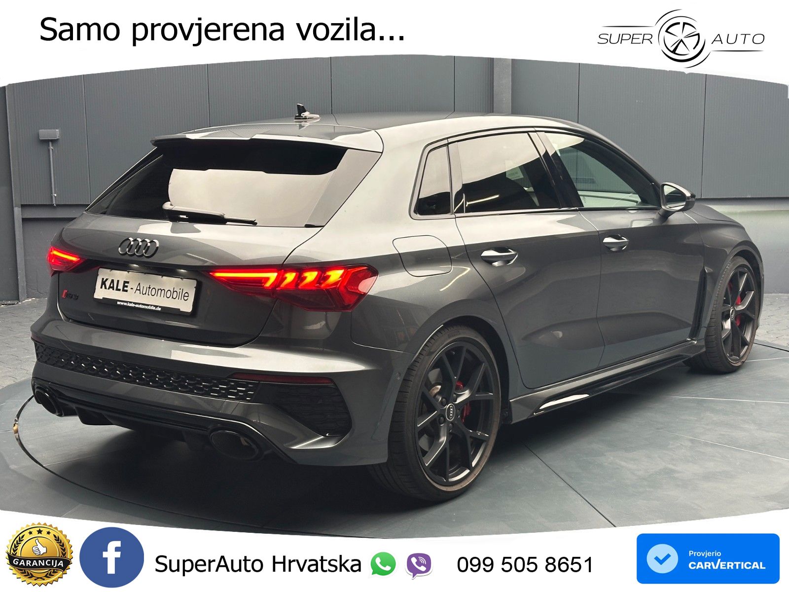 Audi RS3 Sportback 2.5 TFSI (400 KS) quattro S tronic LED+GR SJED+ACC