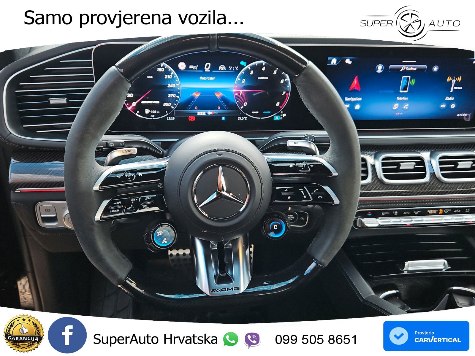Mercedes AMG GLE 63 S V8 (612 KS) EQ Boost 4MATIC+ AMG SPEEDSHIFT TCT 9G LED+GR SJED+ACC
