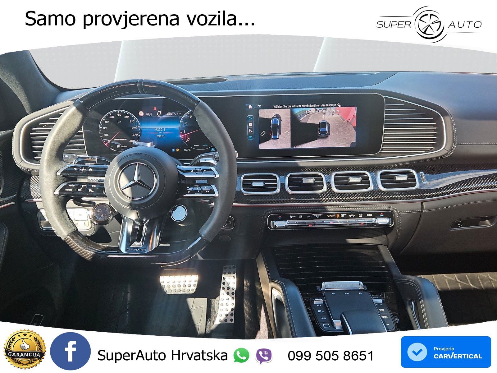 Mercedes AMG GLE 63 S V8 (612 KS) EQ Boost 4MATIC+ AMG SPEEDSHIFT TCT 9G LED+GR SJED+ACC
