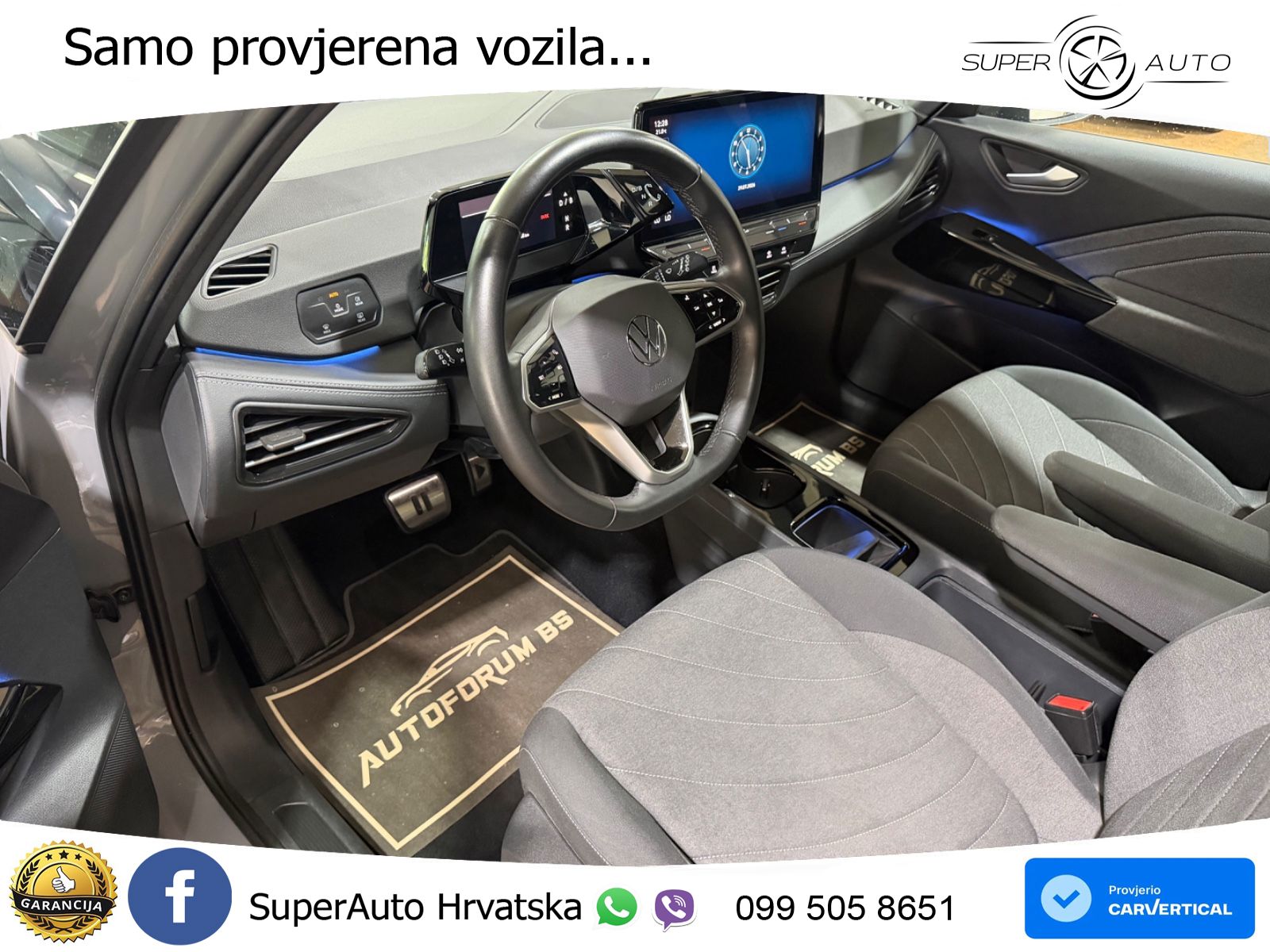 Volkswagen ID.3 Pro 62 kWh (204 KS) LED+GR SJED+ACC
