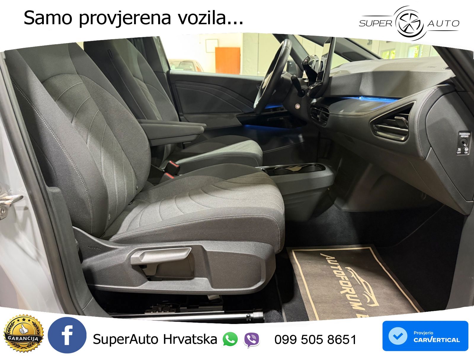 Volkswagen ID.3 Pro 62 kWh (204 KS) LED+GR SJED+ACC