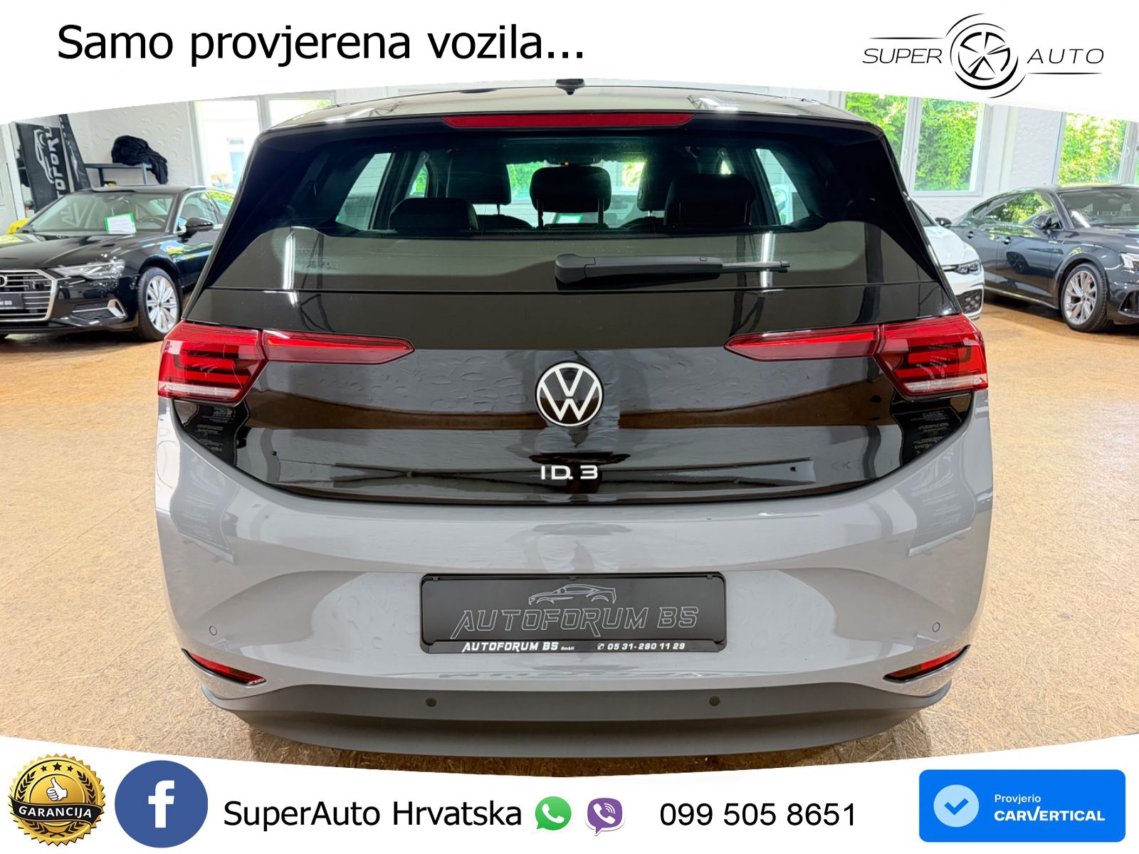 Volkswagen ID.3 Pro 62 kWh (204 KS) LED+GR SJED+ACC
