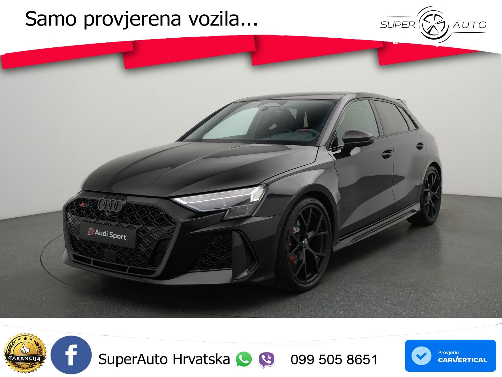 Audi RS3 Sportback 2.5 TFSI (400 KS) quattro S tronic LED+GR SJED+ACC