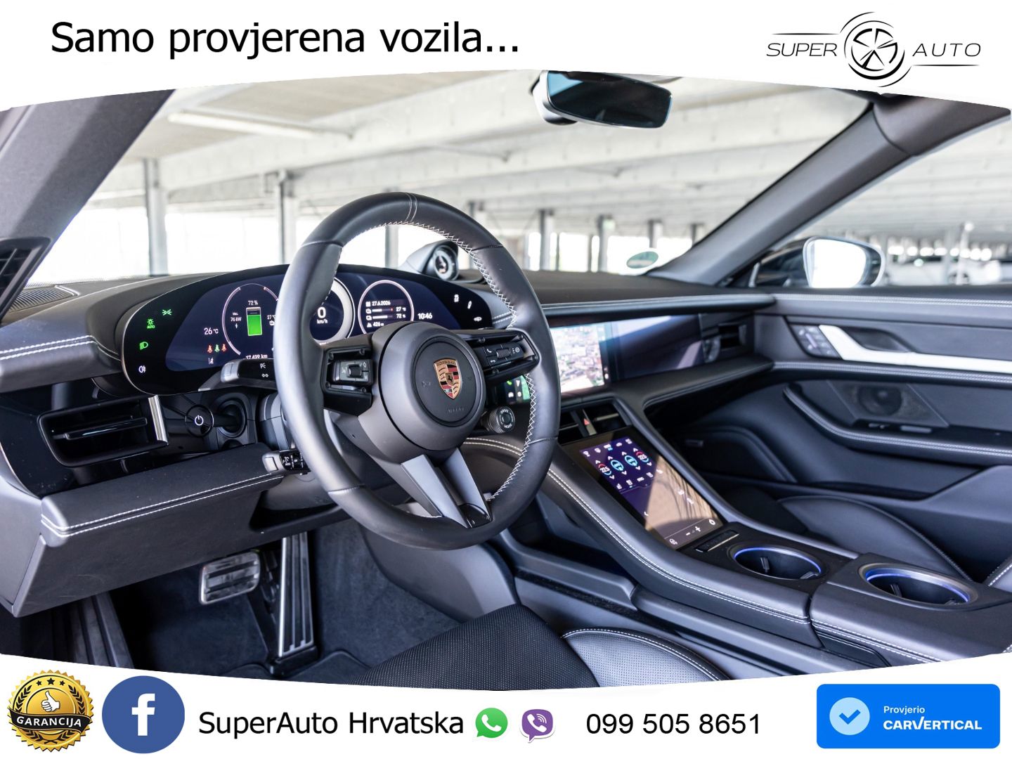 Porsche Taycan 4S 105 kWh (598 KS)