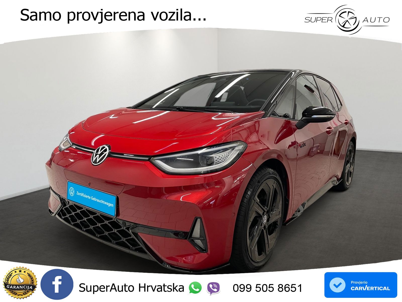 Volkswagen ID.3 GTX 84 kWh (286 KS)