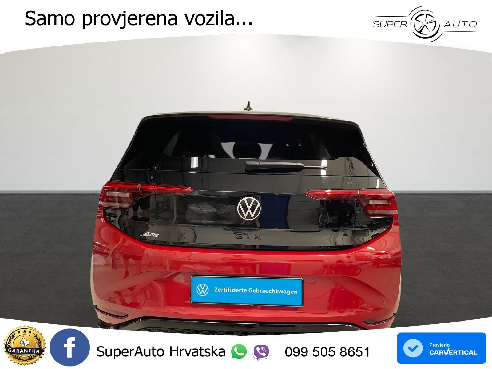 Volkswagen ID.3 GTX 84 kWh (286 KS)