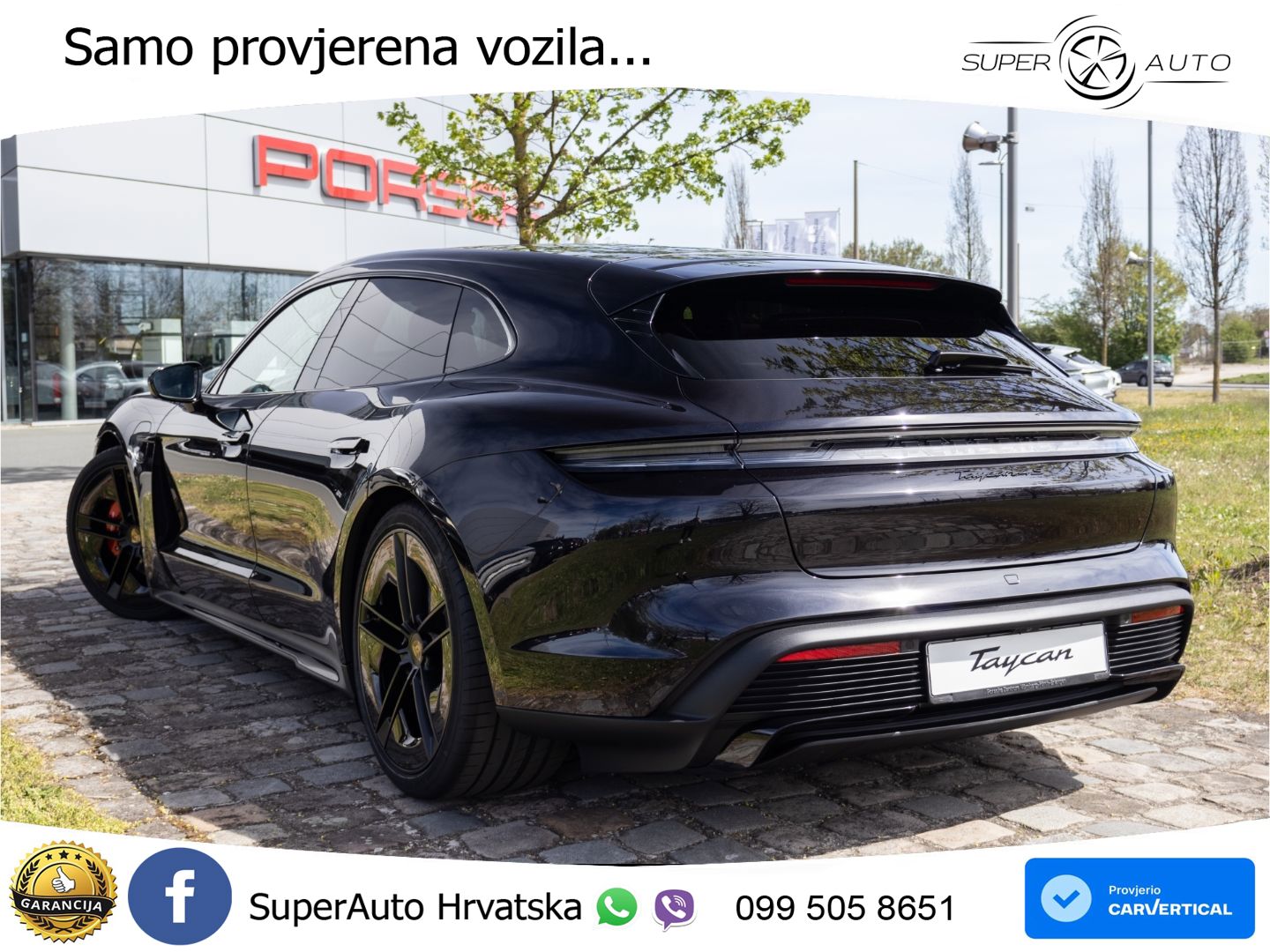 Porsche Taycan Sport Turismo 4S 105 kWh (598 KS)