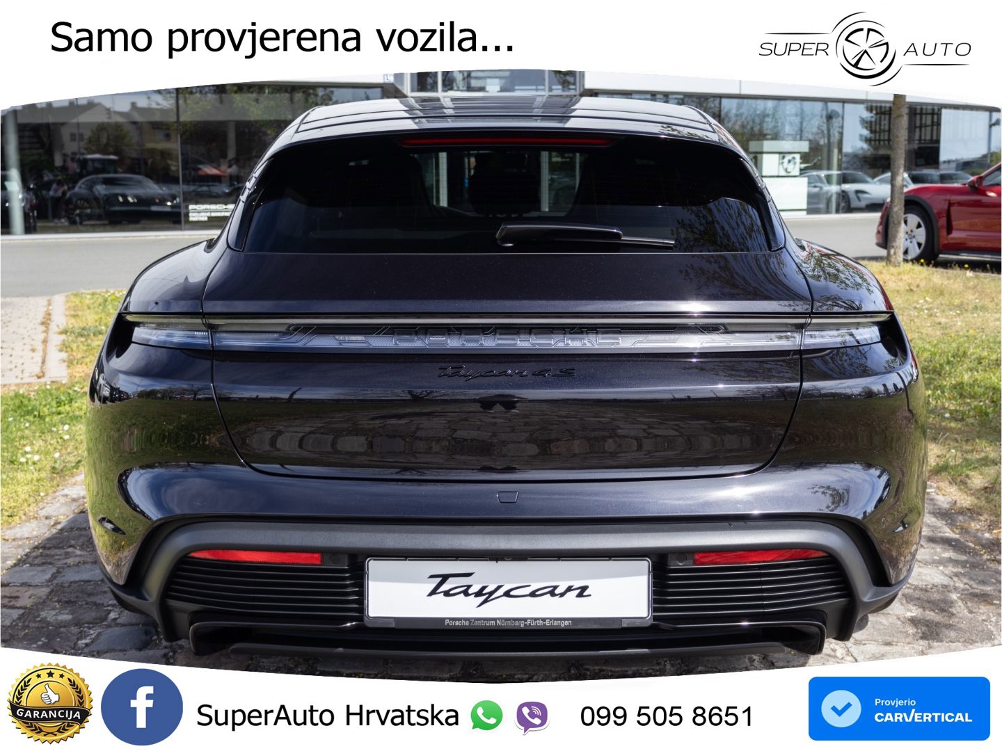 Porsche Taycan Sport Turismo 4S 105 kWh (598 KS)