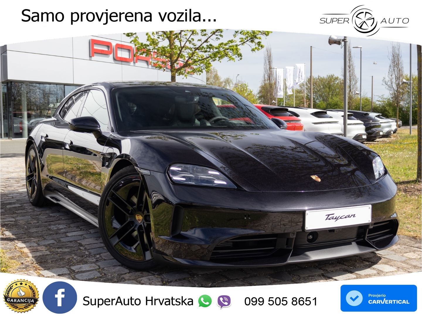 Porsche Taycan Sport Turismo 4S 105 kWh (598 KS)