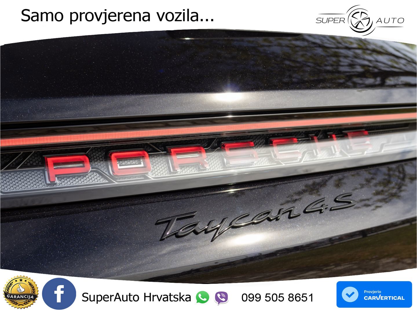 Porsche Taycan Sport Turismo 4S 105 kWh (598 KS)